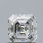 Diamante Naturale Taglio Asscher 0.91ct EX/EX D VVS1 - GIA - 5.21x5.19x3.53mm