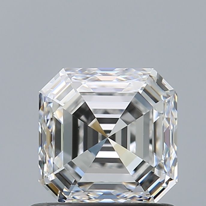 Diamante Naturale Taglio Asscher 0.91ct EX/EX D VVS1 - GIA - 5.21x5.19x3.53mm