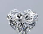 Diamante Naturale Taglio Cuore 0.7ct EX/EX G VVS2 - GIA - 5.13x6.04x3.87mm