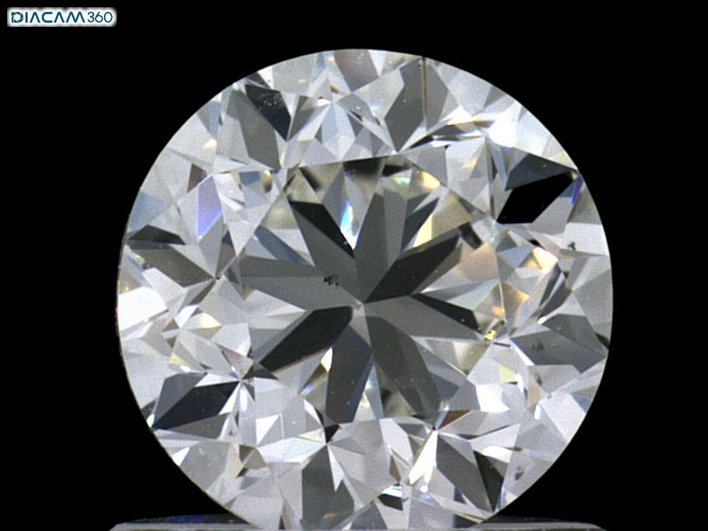 Diamante Naturale Taglio Brillante 1ct G/VG/EX I VS1 - GIA - 6.04x6.11x4.05mm