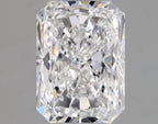 Diamante Naturale Taglio Radiant 1ct VG/EX E VS2 - GIA - 6.86x4.93x3.35mm