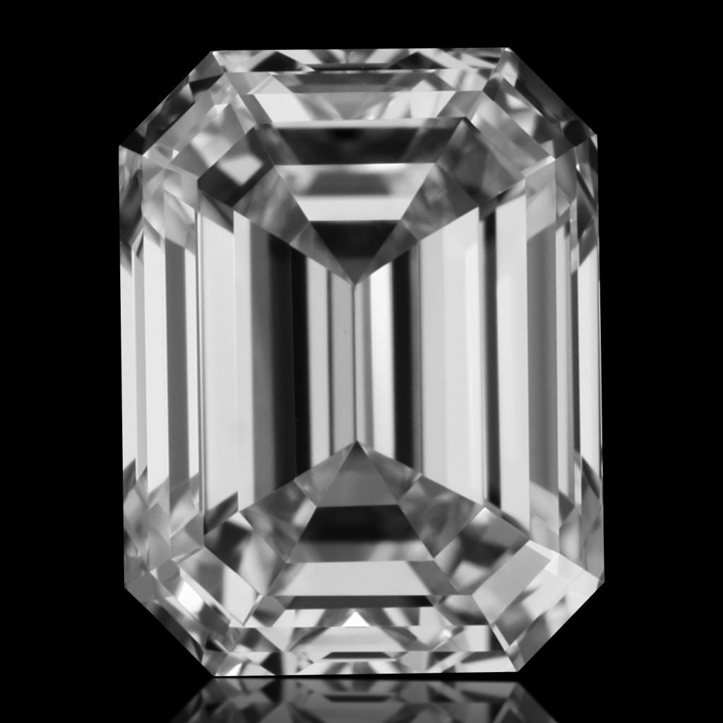 Diamante Naturale Taglio Smeraldo 0.9ct VG/EX G IF - GIA - 6.07x4.66x3.22mm