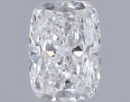 Diamante Taglio Cushion Modificato 0.55ct VG/VG F VVS2 - GIA - 5.7x4.07x2.87mm