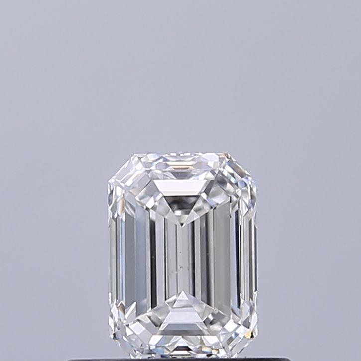 Diamante Naturale Taglio Smeraldo 0.51ct VG/EX F VS2 - GIA - 5.34x3.77x2.59mm