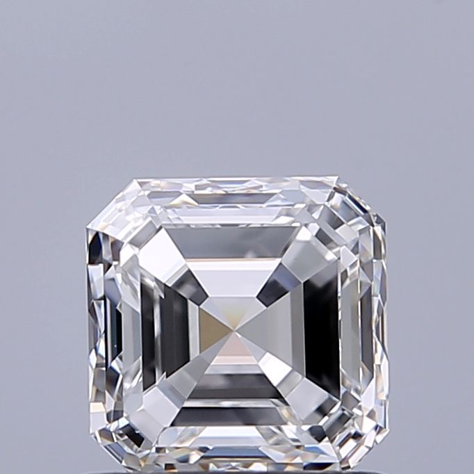 Diamante Naturale Taglio Asscher 0.9ct VG/EX E VVS1 - GIA - 5.12x5.1x3.51mm