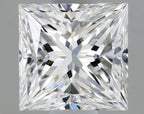 Diamante Naturale Taglio Princess 0.61ct VG/VG D VVS2 - GIA - 4.82x4.69x3.42mm