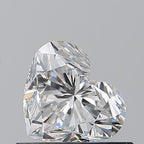 Diamante Naturale Taglio Cuore 0.61ct VG/EX F VVS2 - GIA - 4.97x5.78x3.58mm