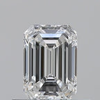 Diamante Naturale Taglio Smeraldo 0.54ct EX/VG F IF - GIA - 5.65x3.94x2.62mm