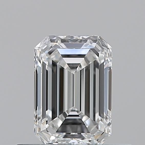 Diamante Naturale Taglio Smeraldo 0.54ct EX/VG F IF - GIA - 5.65x3.94x2.62mm