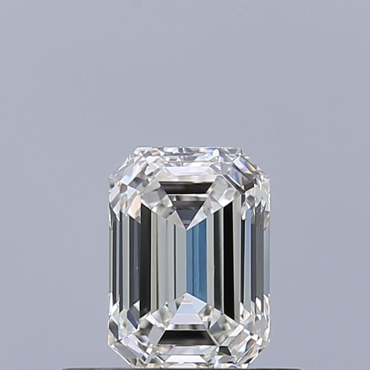 Diamante Naturale Taglio Smeraldo 0.5ct VG/VG H VVS1 - GIA - 5.31x3.78x2.55mm