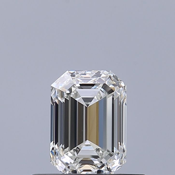 Diamante Naturale Taglio Smeraldo 0.5ct G/EX G VVS2 - GIA - 5.28x3.77x2.58mm