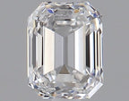 Diamante Naturale Taglio Smeraldo 0.7ct VG/VG E VS1 - GIA - 5.36x4.14x3.09mm