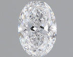 Diamante Naturale Taglio Ovale 0.37ct VG/EX D VVS2 - GIA - 5.84x3.93x2.51mm