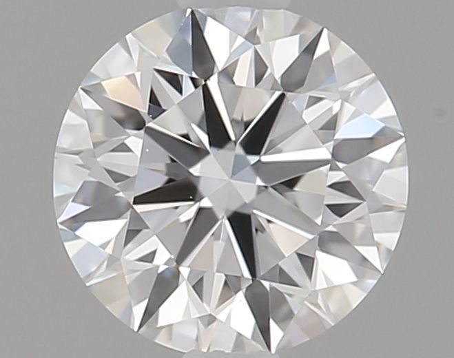Diamante Naturale Taglio Brillante 0.38ct 3EX F VVS1 - GIA - 4.67x4.64x2.88mm