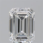 Diamante Naturale Taglio Smeraldo 0.91ct VG/EX F IF - GIA - 6.64x4.73x3.09mm