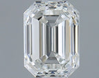 Diamante Naturale Taglio Smeraldo 1ct EX/EX F VVS1 - IGI - 6.36x4.6x3.3mm
