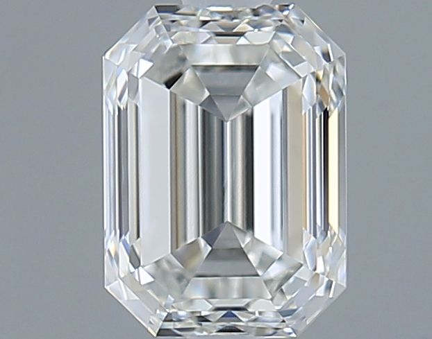 Diamante Naturale Taglio Smeraldo 1ct EX/EX F VVS1 - IGI - 6.36x4.6x3.3mm