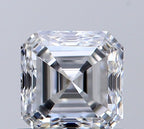 Diamante Taglio Smeraldo Quadrato 0.61ct VG/EX E VS1 - GIA - 4.56x4.53x3.14mm