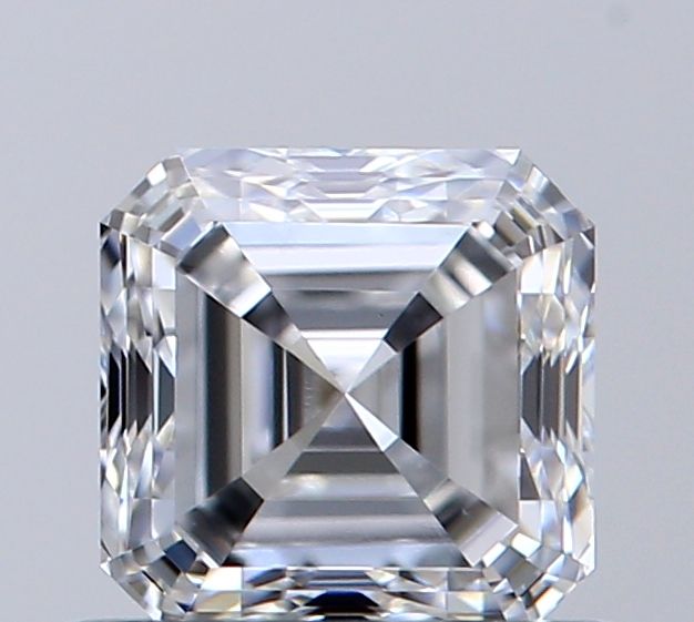 Diamante Taglio Smeraldo Quadrato 0.61ct VG/EX E VS1 - GIA - 4.56x4.53x3.14mm