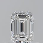 Diamante Naturale Taglio Smeraldo 0.5ct VG/VG F VVS2 - GIA - 5.43x3.85x2.54mm