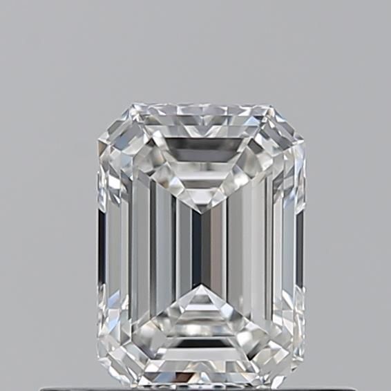 Diamante Naturale Taglio Smeraldo 0.5ct VG/VG F VVS2 - GIA - 5.43x3.85x2.54mm