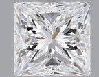 Diamante Naturale Taglio Princess 1.01ct VG/EX E VVS1 - GIA - 5.44x5.33x4.14mm