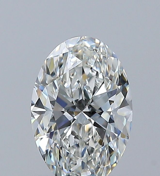 Diamante Naturale Taglio Ovale 0.6ct VG/VG H VVS1 - GIA - 6.79x4.59x2.99mm