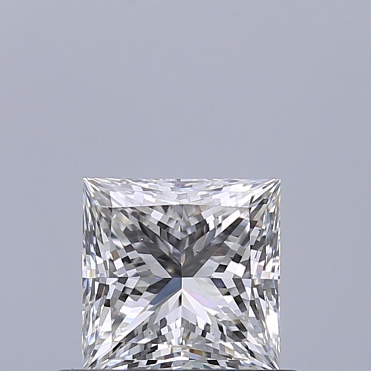 Diamante Naturale Taglio Princess 0.61ct VG/VG F VS2 - GIA - 4.62x4.58x3.39mm