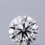 Diamante Naturale Taglio Brillante 0.5ct VG/VG/EX G VS2 - GIA - 4.94x4.99x3.18mm