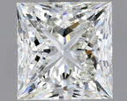 Diamante Naturale Taglio Princess 1.4ct VG/EX J VS1 - GIA - 6.04x5.91x4.4mm