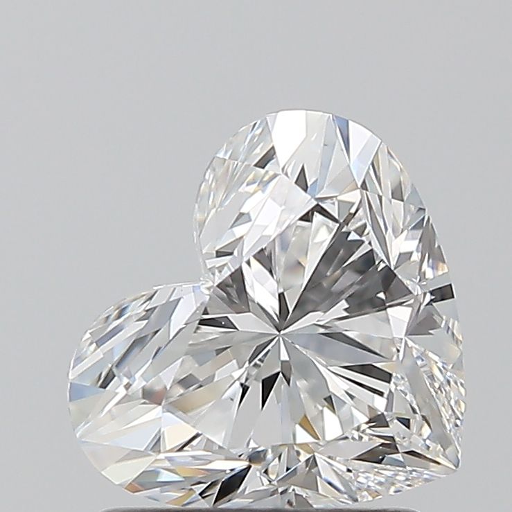 Diamante Naturale Taglio Cuore 1.2ct VG/EX E VS1 - GIA - 6.52x7.38x4.35mm
