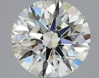 Diamante Naturale Taglio Brillante 0.5ct EX/EX/VG J IF - GIA - 5.06x5.1x3.17mm