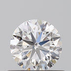 Diamante Naturale Taglio Brillante 0.6ct VG/VG/EX D VS1 - GIA - 5.28x5.21x3.37mm