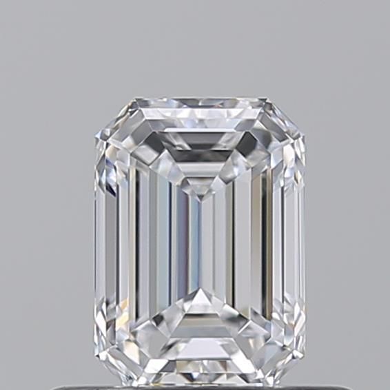 Diamante Naturale Taglio Smeraldo 0.56ct EX/EX D VVS1 - GIA - 5.57x3.94x2.62mm
