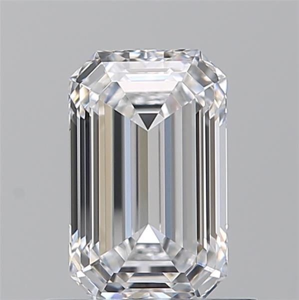 Diamante Naturale Taglio Smeraldo 0.9ct VG/EX D VVS1 - GIA - 7.06x4.4x2.93mm