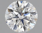Diamante Naturale Taglio Brillante 0.5ct VG/VG/EX H VVS2 - GIA - 5.0x4.95x3.16mm
