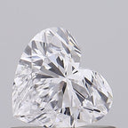 Diamante Naturale Taglio Cuore 0.5ct VG/EX D VVS1 - GIA - 4.83x5.36x3.22mm