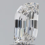 Diamante Naturale Taglio Particolare 0.71ct VG/EX E VS2 - GIA - 8.07x4.41x2.25mm