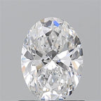 Diamante Naturale Taglio Ovale 1.02ct EX/EX E VVS1 - GIA - 7.6x5.54x3.64mm