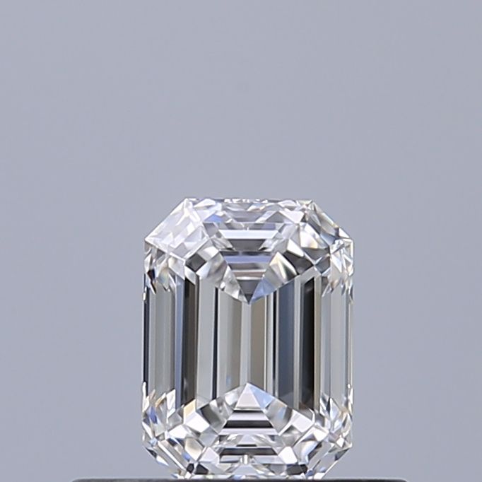 Diamante Naturale Taglio Smeraldo 0.4ct EX/EX D VVS1 - GIA - 4.9x3.56x2.43mm