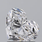 Diamante Naturale Taglio Cuore 1.5ct EX/EX D VS1 - GIA - 6.48x7.76x4.91mm