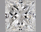 Diamante Naturale Taglio Princess 0.53ct VG/EX F VVS2 - GIA - 4.71x4.52x3.17mm