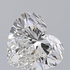 Diamante Naturale Taglio Cuore 1.06ct EX/EX F VVS2 - GIA - 6.23x7.03x4.12mm