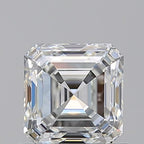 Diamante Naturale Taglio Asscher 0.9ct EX/VG H VVS1 - GIA - 5.22x5.11x3.51mm