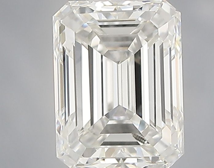 Diamante Naturale Taglio Smeraldo 0.7ct VG/EX E VVS1 - IGI - 5.63x4.24x2.93mm