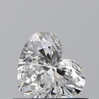 Diamante Naturale Taglio Cuore 0.5ct VG/EX F VVS1 - GIA - 4.92x5.67x3.14mm