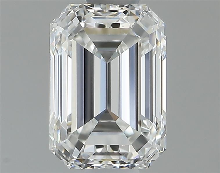 Diamante Naturale Taglio Smeraldo 0.7ct VG/EX F VS2 - GIA - 5.91x4.17x2.94mm