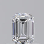 Diamante Naturale Taglio Smeraldo 0.52ct EX/EX E VVS1 - GIA - 5.2x3.76x2.63mm