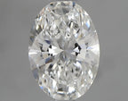 Diamante Naturale Taglio Ovale 0.5ct VG/EX F VVS1 - GIA - 6.28x4.45x2.75mm