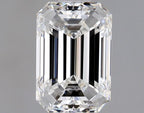 Diamante Naturale Taglio Smeraldo 1ct VG/VG E VVS2 - GIA - 6.85x4.64x3.26mm